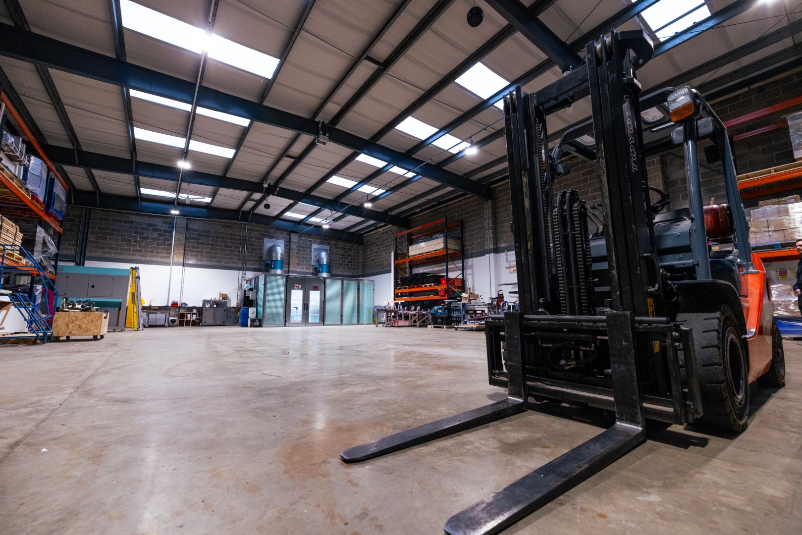 On Event Production Company | Live, Hybrid and Virtual Event Production | Fork Lift truck